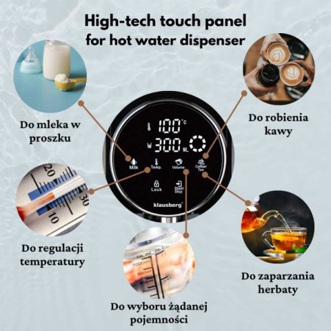 DYSPENSER DOZOWNIK GORĄCEJ WODY 2,7L KLAUSBERG KB-7880 Klausberg