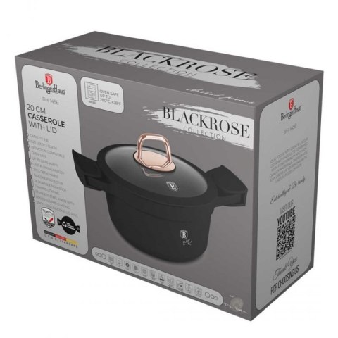 GARNEK TYTANOWY 20cm BERLINGER HAUS BH-1456 BLACK ROSE Berlinger haus