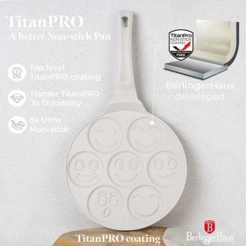 PATELNIA TYTANOWA 26cm DO PLACUSZKÓW EMOJI BERLINGER HAUS BH-7792 SAHARA Berlinger haus