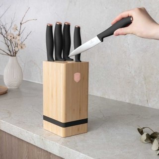 ZESTAW NOŻY BERLINGER HAUS BH-2970 BLACK ROSE W BLOKU BAMBUSOWYM Berlinger haus