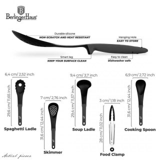 ZESTAW PRZYBORÓW KUCHENNYCH BERLINGER HAUS BH-6339 ANTRACITE Berlinger haus