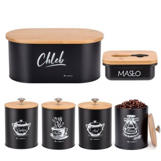 CHLEBAK Z ZESTAWEM POJEMNIKÓW I MASELNICZKA E-6079 Elitehoff