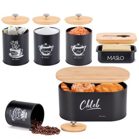 CHLEBAK Z ZESTAWEM POJEMNIKÓW I MASELNICZKA E-6079 Elitehoff