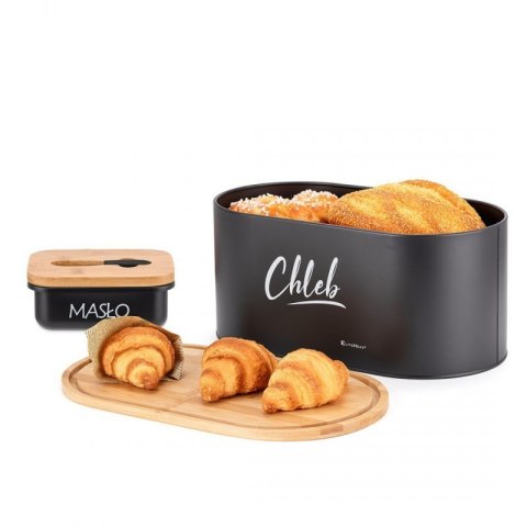 CHLEBAK Z ZESTAWEM POJEMNIKÓW I MASELNICZKA E-6079 Elitehoff