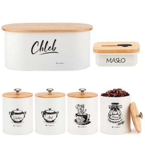 CHLEBAK Z ZESTAWEM POJEMNIKÓW I MASELNICZKA E-6080 Elitehoff