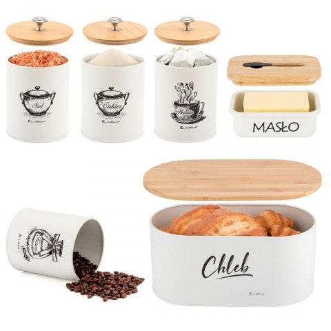 CHLEBAK Z ZESTAWEM POJEMNIKÓW I MASELNICZKA E-6080 Elitehoff