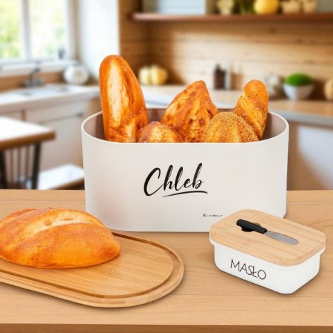 CHLEBAK Z ZESTAWEM POJEMNIKÓW I MASELNICZKA E-6080 Elitehoff