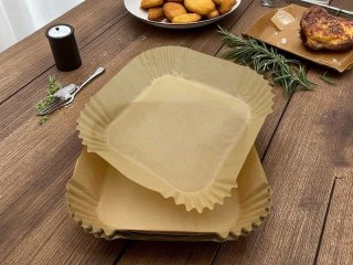 WKŁAD PAPIEROWY DO FRYTOWNICY KWADRATOWY 16x16cm 50szt. ALPENBURG Alpenburg