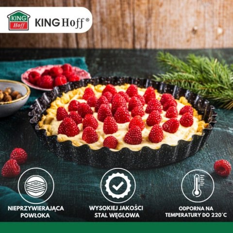 BLACHA FORMA DO TARTY Ø28cm KINGHOFF KH-1956 Kinghoff