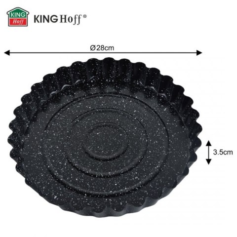 BLACHA FORMA DO TARTY Ø28cm KINGHOFF KH-1956 Kinghoff