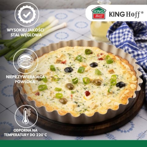 BLACHA FORMA DO TARTY Ø28cm KINGHOFF KH-1958 Kinghoff