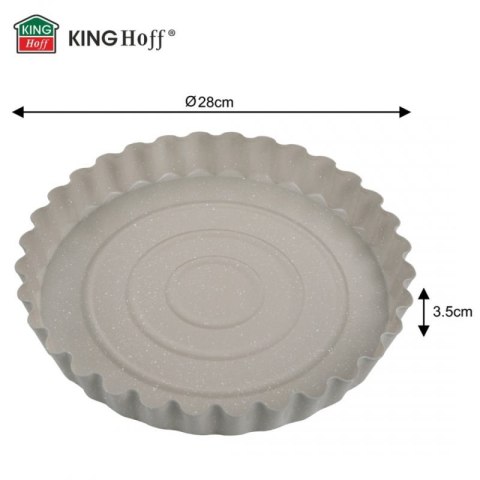 BLACHA FORMA DO TARTY Ø28cm KINGHOFF KH-1958 Kinghoff