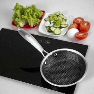 PATELNIA STALOWA 16cm Z POWŁOKĄ PLASTER MIODU E-7543 Elitehoff