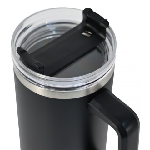 STALOWY KUBEK TERMICZNY TERMOS 1100ml Z RĄCZKĄ I SŁOMKĄ KLAUSBERG KB-7942 Klausberg