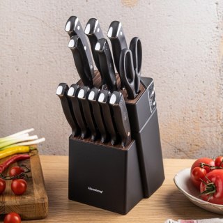 ZESTAW NOŻY KUCHENNYCH I DO STEKÓW W BLOKU KLAUSBERG KB-7985 Klausberg