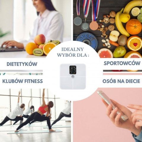 ANALITYCZNA WAGA ŁAZIENKOWA SMART IOS ANDROID KLAUSBERG KB-7941 Klausberg