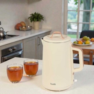 CZAJNIK ELEKTRYCZNY HUSLA 1,5L 73919 KREMOWY Husla