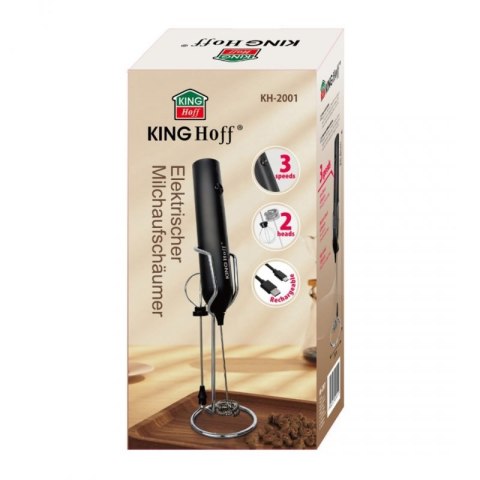 ELEKTRYCZNY MIKSER DO KOKTAJLI SPIENIACZ DO MLEKA KINGHOFF KH-2001 Kinghoff