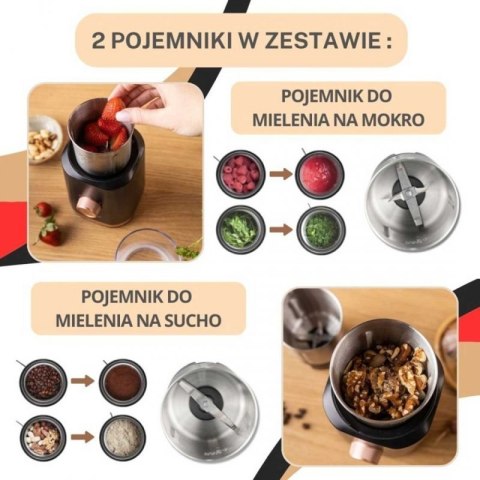 ELEKTRYCZNY MŁYNEK DO KAWY PRZYPRAW OWOCÓW KLAUSBERG KB-7992 Klausberg