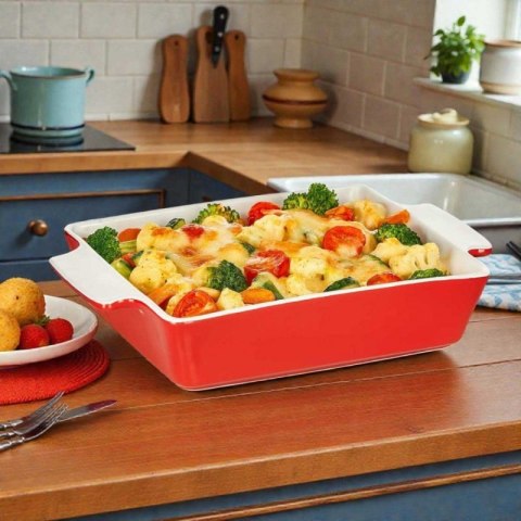 FORMA NACZYNIE CERAMICZNE DO ZAPIEKANIA 33,5x22,5 cm BANQUET CULINARIA Banquet