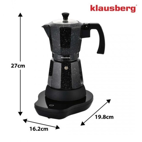KAWIARKA ELEKTRYCZNA ESPRESSO 300ml KLAUSBERG KB-7998 500W Klausberg