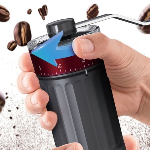 RĘCZNY MŁYNEK DO KAWY Z REGULACJĄ KINGHOFF KH-2002 Kinghoff