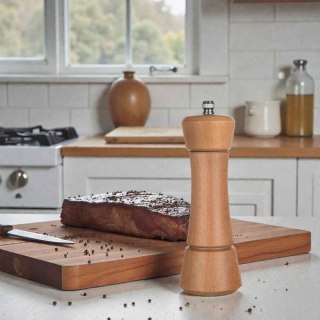 RĘCZNY MŁYNEK DO PIEPRZU SOLI Z DREWNA DĘBOWEGO BANQUET NATURAL Banquet