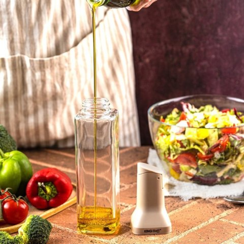 SZKLANA BUTELKA 500ml Z NALEWAKIEM DO OCTU I OLIWY KINGHOFF KH-2004 Kinghoff