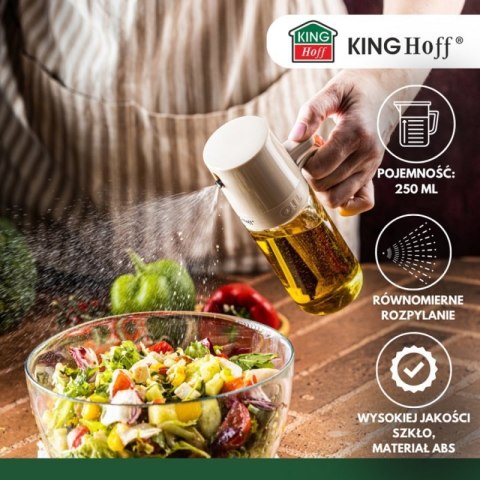 SZKLANY ROZPYLACZ 250ml DO OCTU I OLIWY KINGHOFF KH-2005 Kinghoff