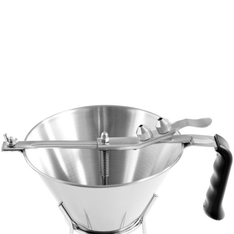 Dozownik lejek pistolet do sosów polew stalowy + stojak 3 dysze 1.8 l Royal catering