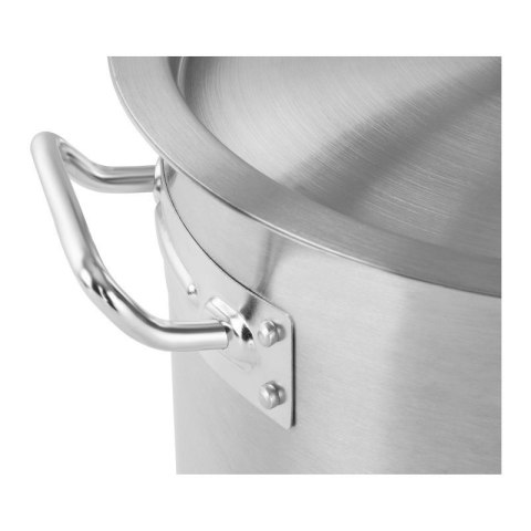 Garnek gastronomiczny z pokrywką stalowy nierdzewny do kuchenki indukcyjnej 12 L Royal catering