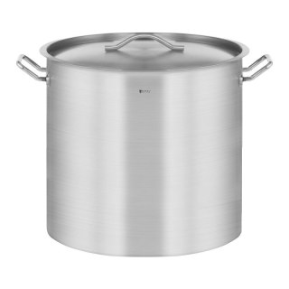 Garnek gastronomiczny z pokrywką stalowy nierdzewny do kuchenki indukcyjnej 71 L Royal catering