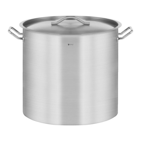 Garnek gastronomiczny z pokrywką stalowy nierdzewny do kuchenki indukcyjnej 71 L Royal catering