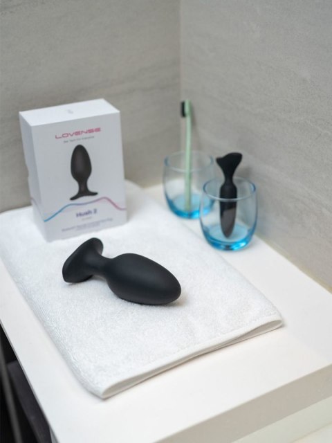 Korek Analny Sterowany Aplikacją Hush 2 Butt Plug 57Mm Lovense Lovense