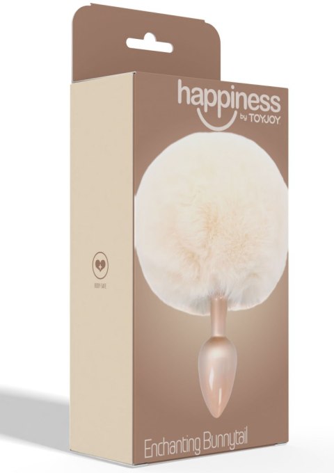 Korek Analny Toyjoy Happiness Enchanting Bunnytail Buttplug White TOYJOY TOYJOY