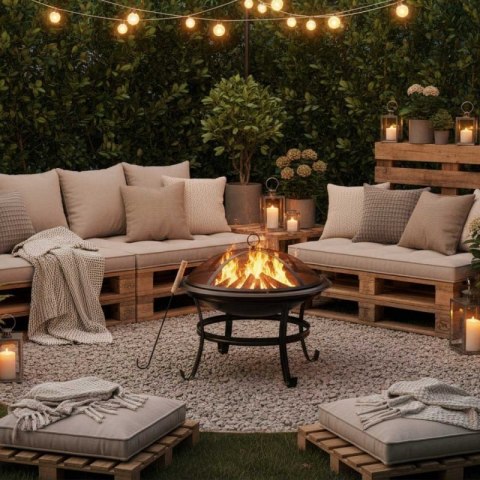 PALENISKO OGRODOWE 54cm Z POKRYWĄ KINGHOFF KH-2030 Kinghoff