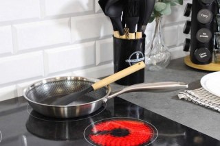 PATELNIA STALOWA 26cm Z POWŁOKĄ PLASTER MIODU 5551 Brunbeste