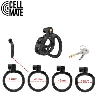 Pas cnoty Guardian Chastity Cage Black Size 0 CELLMATE CELLMATE