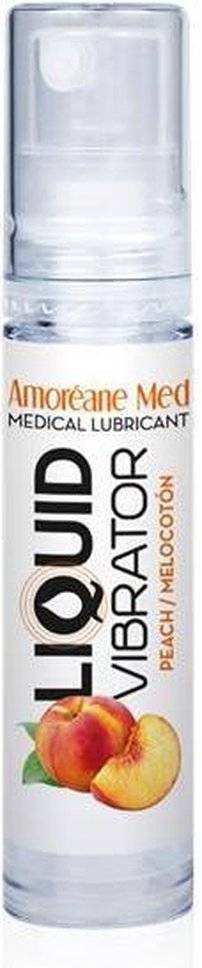 Wibrator w płynie Liquid Vibrator Peach 10ml Amoreane Amoreane