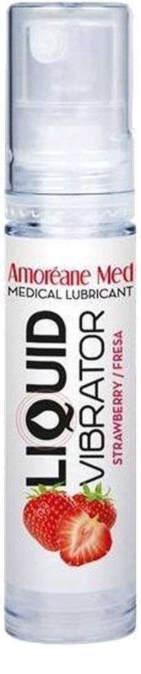 Wibrator w płynie Liquid Vibrator Strawberry 10ml Amoreane Amoreane
