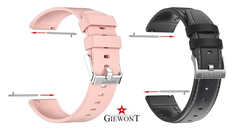 Teleskop GIEWONT Stalowy 20 mm do Pasek/Bransoleta SMARTWATCH GWT20 Giewont