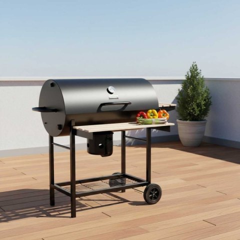 DUŻY GRILL WĘGLOWY NA KÓŁKACH Z PÓŁKAMI KLAUSBERG KB-9033 Klausberg