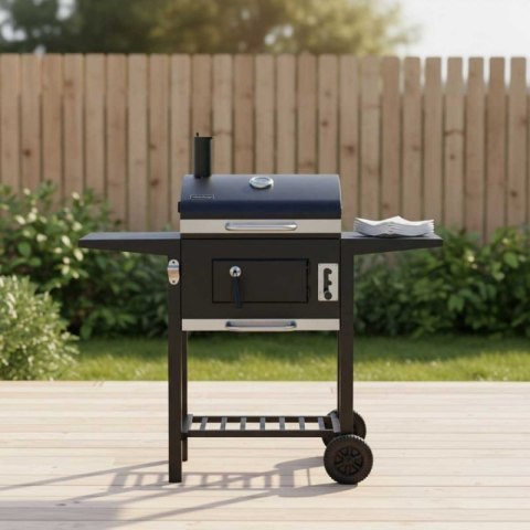 DUŻY GRILL WĘGLOWY NA KÓŁKACH Z PÓŁKAMI KLAUSBERG KB-9034 Klausberg