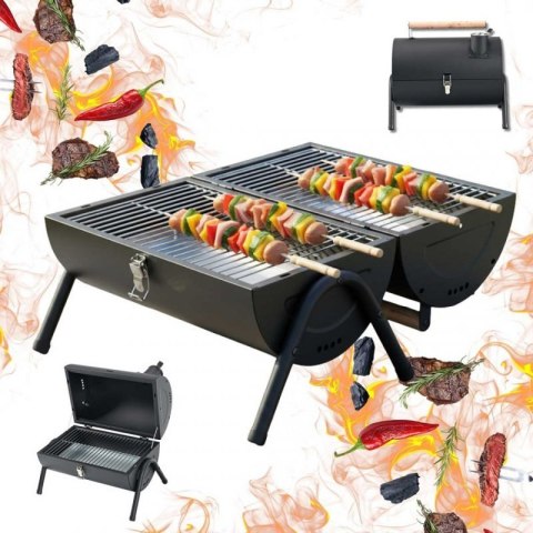 GRILL WĘGLOWY PRZENOŚNY SKŁADANY KINGHOFF KH-2032 Kinghoff