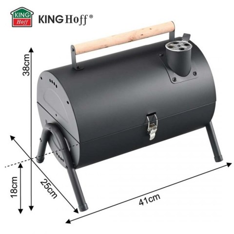 GRILL WĘGLOWY PRZENOŚNY SKŁADANY KINGHOFF KH-2032 Kinghoff