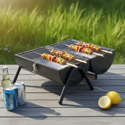GRILL WĘGLOWY PRZENOŚNY SKŁADANY KINGHOFF KH-2032 Kinghoff