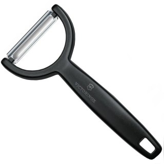 Obieraczka pozioma z ząbkowanym ostrzem YPSO dł. 145 mm - czarna Victorinox