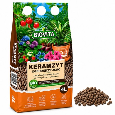 BIOVITA Keramzyt ogrodniczy Agro 4L 8-16mm (210)