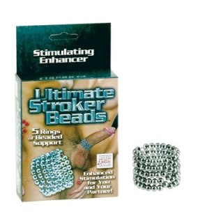 Ultimate Stroker Beads Silver CalExotics