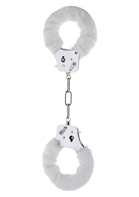 Furry Fun Cuffs White TOYJOY